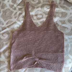 Twisted Sweater Knit Tank